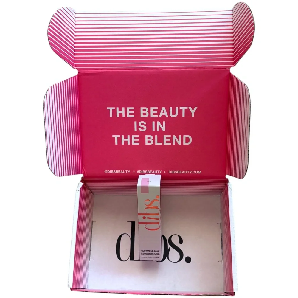DIBS Beauty GlowTour Duo pH Blush + Contour Stick, Aura (0.34 oz) - Vegan / NIB